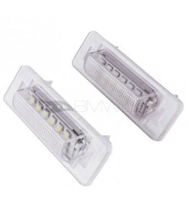 COPPIA PLAFONIERA TARGA LED NO ERRORE MERCEDES MERCEDES MERCEDES W203 4D Sedan