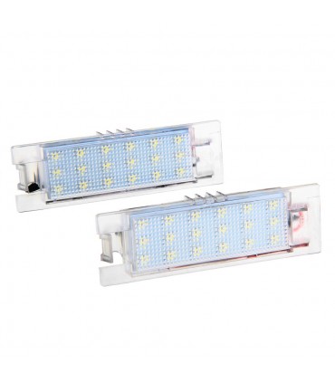 COPPIA PLAFONIERA TARGA LED NO ERRORE OPEL ZAFIRA B ASTRA H CORSA D INS
