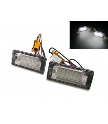COPPIA PLAFONIERA TARGA LED NO