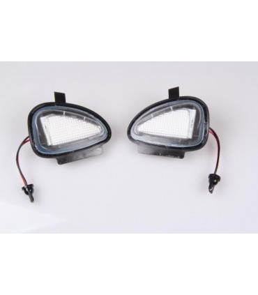 COPPIA PLAFONIERA LUCE LED SPECCHIO RETROVISORE VW GOLF 5