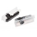 COPPIA PLAFONIERA PORTIERA PROIETTORE LOGO LED S-LINE A4 A5 A6