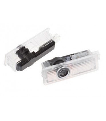 COPPIA PLAFONIERA PORTIERA PROIETTORE LOGO LED S-LINE A4 A5 A6