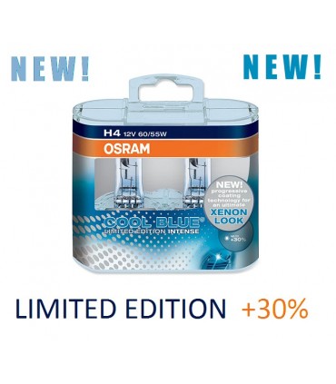 COPPIA H4 OSRAM COOL BLUE INTENSE LIMITED EDITION