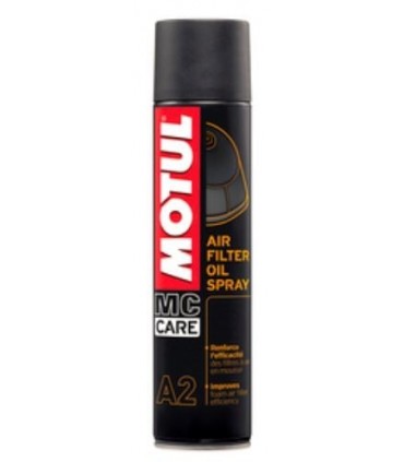 MOTUL AIR FILTER OIL SPRAY A2 olio filtro aria in spugna 400ML