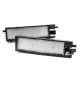 COPPIA PLAFONIERA PORTIERA PROIETTORE LOGO LED AUDI A3 A4 A5 A6