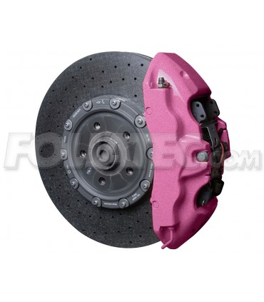 KIT FOLLATEC VERNICE FRENO COLORE ROSA METALLICO