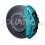 KIT FOLLATEC VERNICE FRENO COLORE TURCHESE