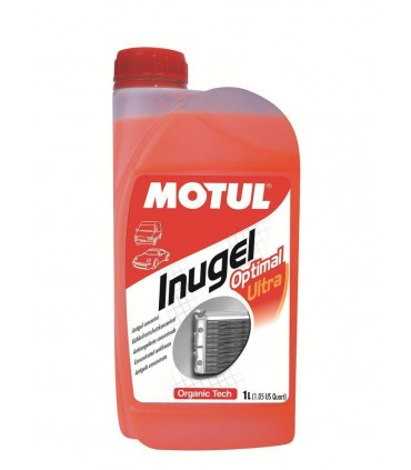 MOTUL Inugel Optimal Ultra LIQUIDO ANTIGELO ROSSO CONCENTRATO 1 LIT